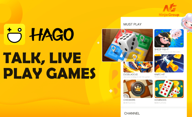 App chơi game kiếm tiền online - Hago